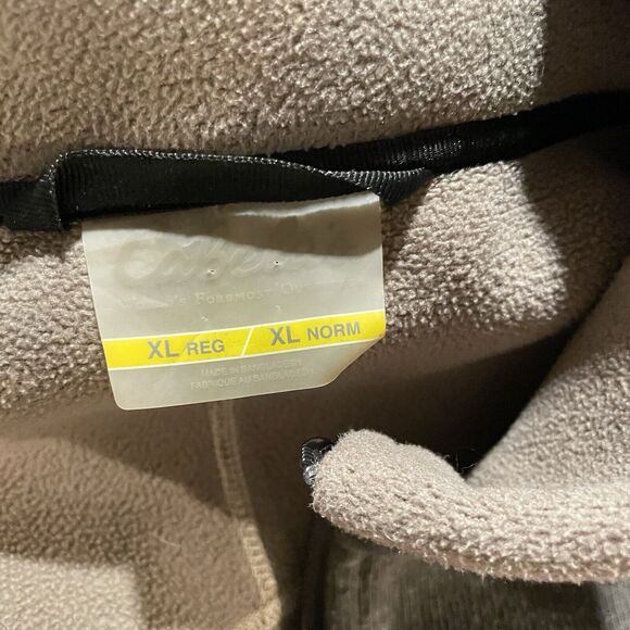 Cabelas Jacket Wool Blend Zip Up Fleece Lined Chest Pocket Outdoors Mens XL - Picture 3 of 7